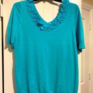 Women’s short sleeve sweater